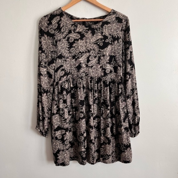 Zara Paisley Tiered Boho Dress - Picture 1 of 6